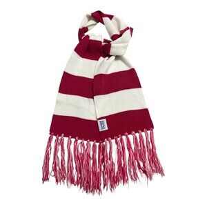 Official Gaylord Palms ICE! Hot Pink & White Striped Fringe Scarf – 76"x7.5" Orl